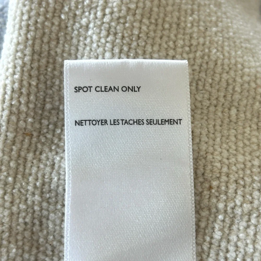 Anthropologie Nayland Boho Pom‎ Pom Throw Blanket 44X46 Coastal Stripe Tassel